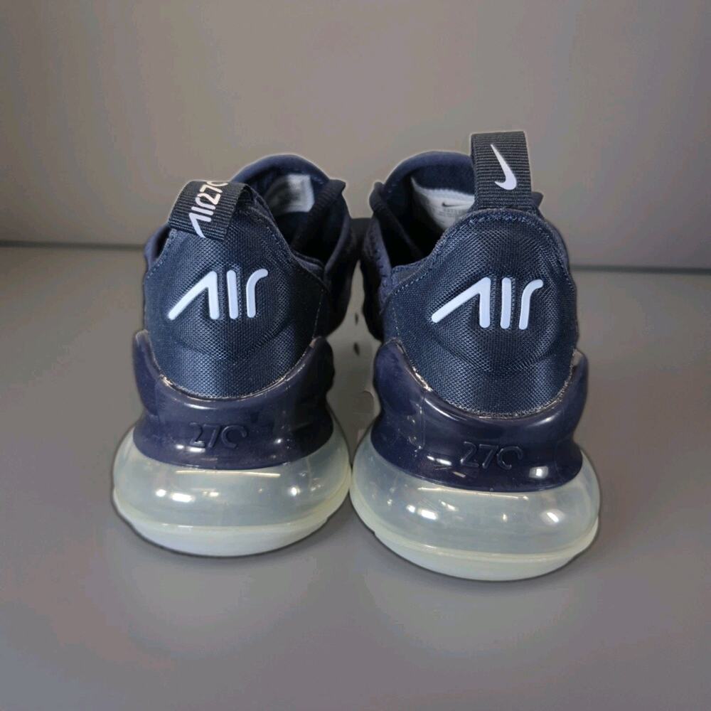 Size 4.5Y Nike Air Max 270 Youth Kids Navy Blue 943345-407 - Picture 5 of 5